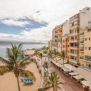 Apartment En Primera Linea De La Playa De Las Canteras Vista Al Mar, Las Palmas de Gran Canaria